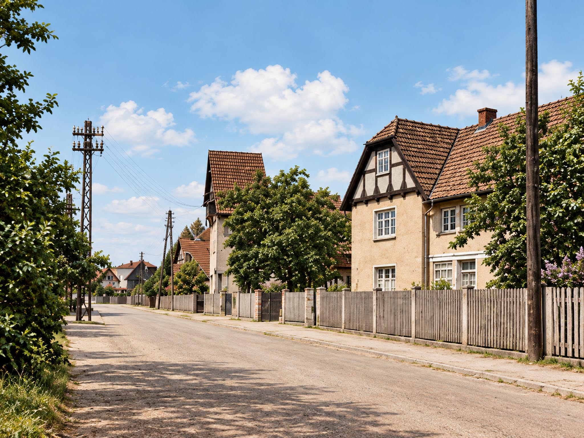 01 Dorfstrasse nachkoloriert 1942
